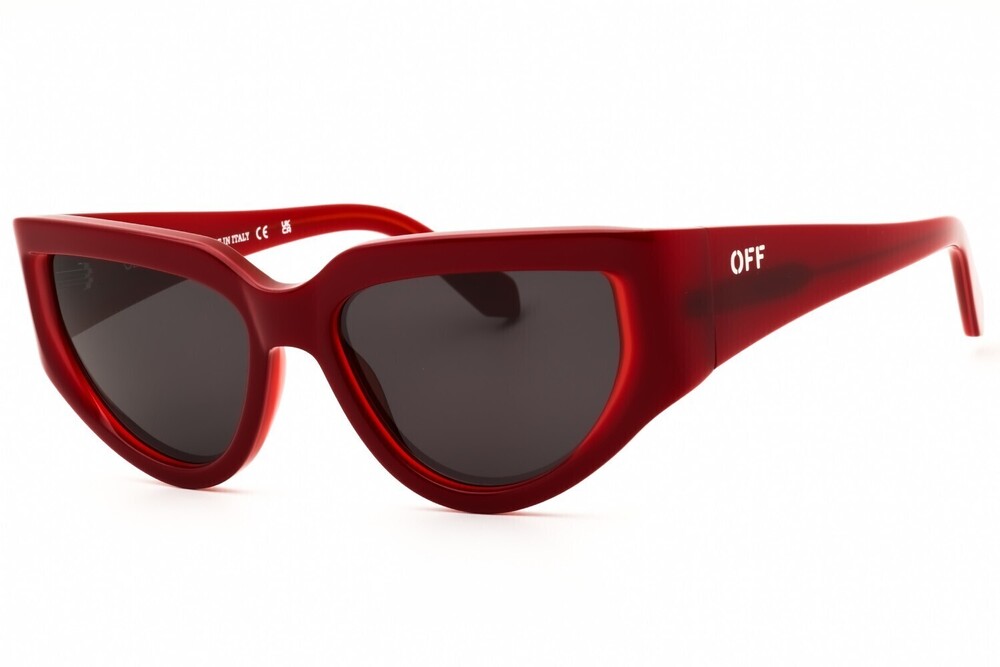 NWT Off White Seward 116-2807 Red Cat-Eye 55mm Sunglasses
